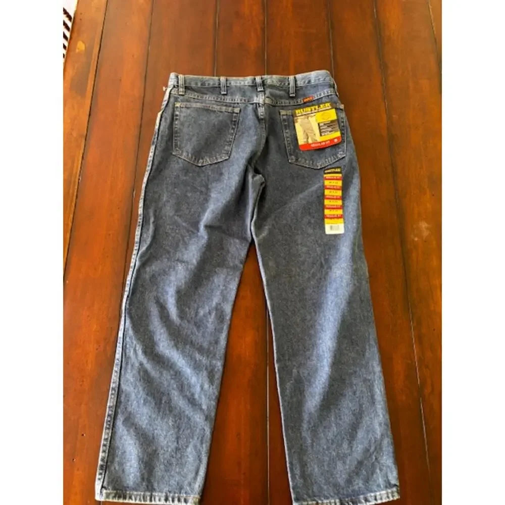 Rustler Jeans Men 36x29 Regular Fit NWT Heavyweight Denim Straight Leg Workwear